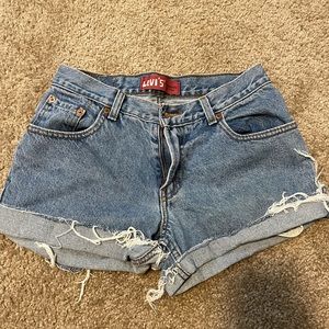 Levis Jean shorts